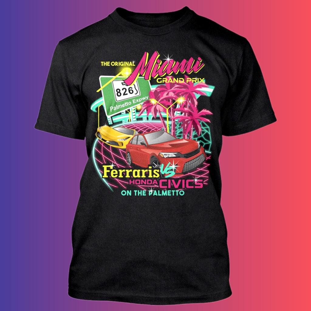 Palmetto Expressway Miami's Original Grand Prix - 826 Edition T-Shirt