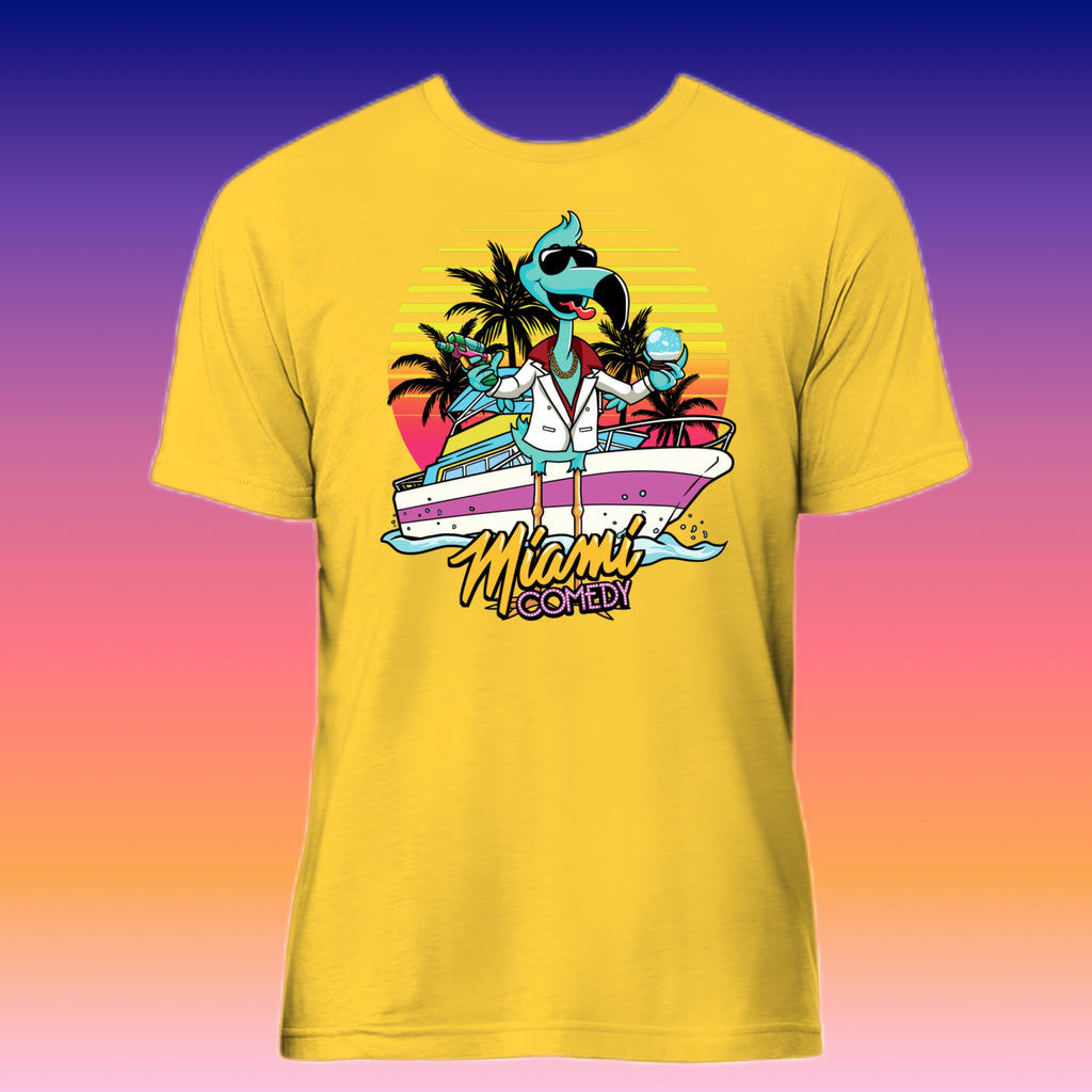 Miami Comedy Shirt (Yellow)